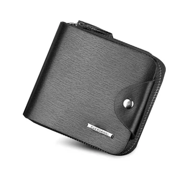 

Men Wallets for Credit Cards Men Short Purses Leather Large Capacity Fashion Business Bit More Cross-section Wallet Card Holders