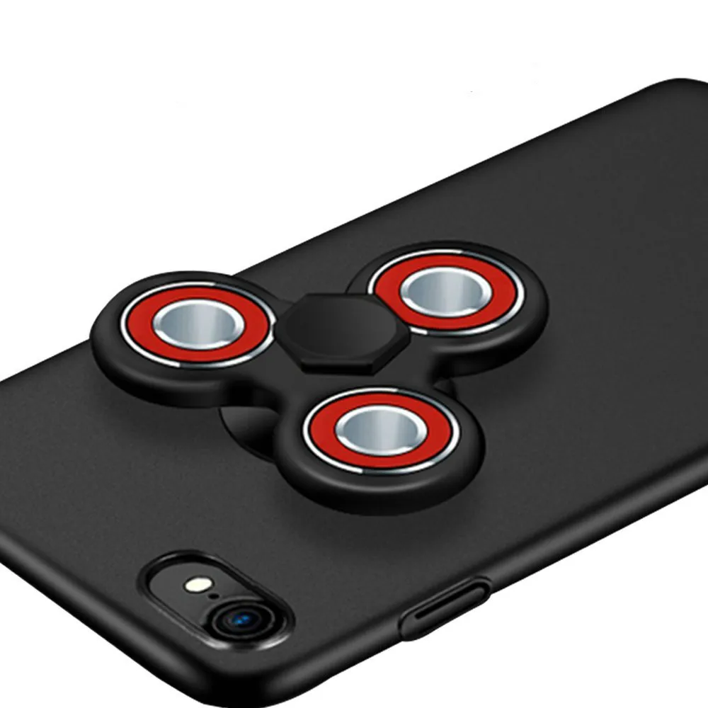 ZUCZUG Triangle Rotatable Plastic+Metal Fidget Finger Spinner Gyro