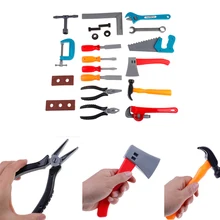 21 шт./компл. Плотницкие ролевые игры для детей развивающий набор подарки для детей мальчиков здания моделирование развивающие игрушки ребенок интеллектуальные Обучающие игрушки