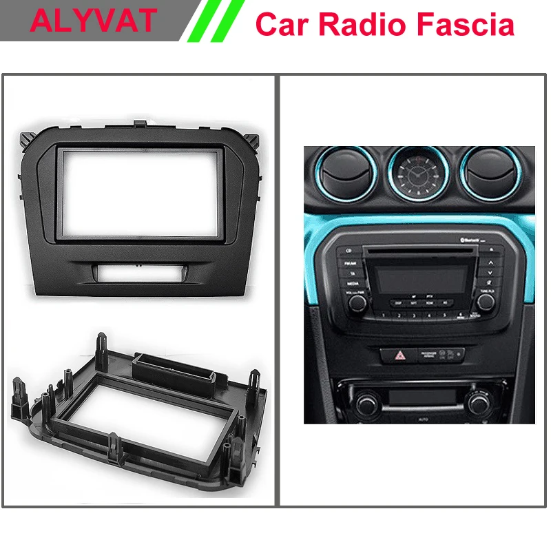 Car CD DVD GPS Radio stereo face facia surround trim Kit for SUZUKI Vitara 2015 Stereo