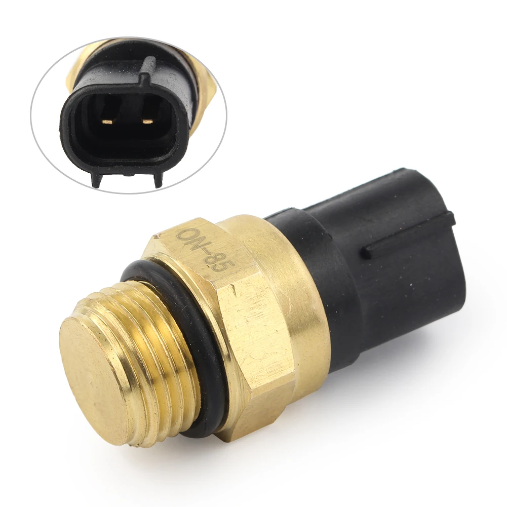 

Copper Coolant Temperature Water Temp Gauge Sensor Radiator Fan Switch For Suzuki Kawasaki 17680-33E00