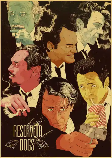 Reservoir Dogs Movie Art Kraft paper Poster Print Films Pictures for
