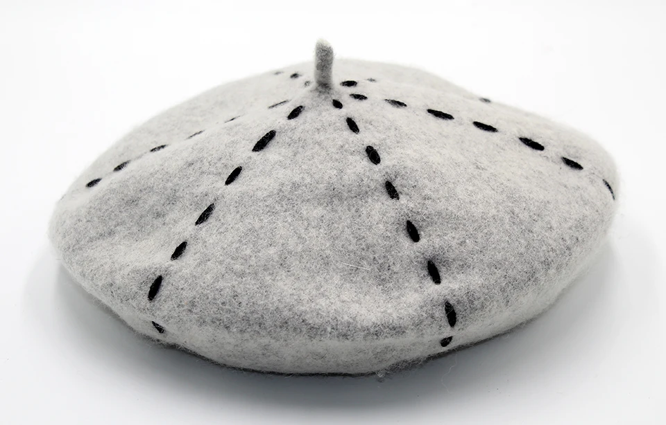 Womens Beret Wool Hat High Quality 2018 New Hat Berets For Girls Casual Warm Women Winter Hats Beanies (12)