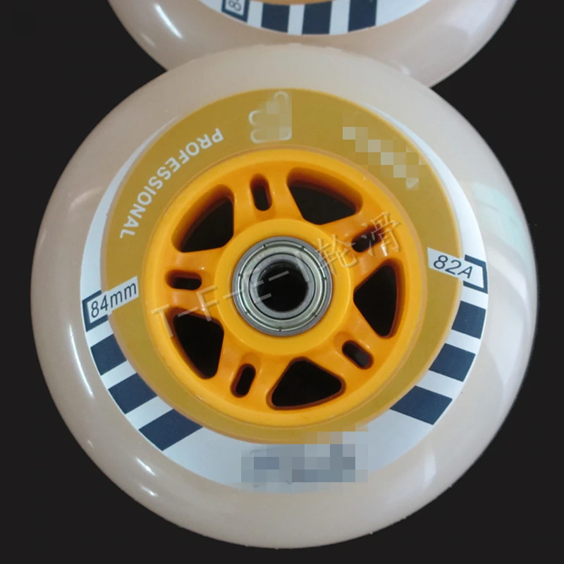 84mm Inline Speed Skating Wheel with 82A High Elasticity PU Wheels Good
