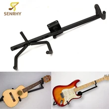 60cm Iron+EVA Black Electric Guitar Wall Hanger Horizontal Acoustic Guitar Holder Bass Stand Rack Hook Guitar Accessories