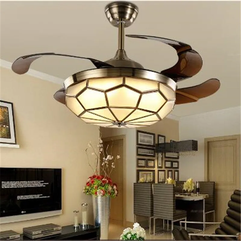 Ceiling Fan light LED 42inch 108cm 40W ceiling fan, Mini Style Living