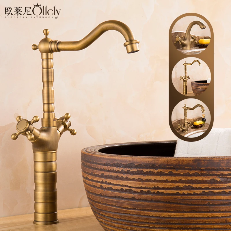 

ancient ways of the ancients faucet face basin of cold and hot copper puckering art basin faucets tap kitchen sink faucet