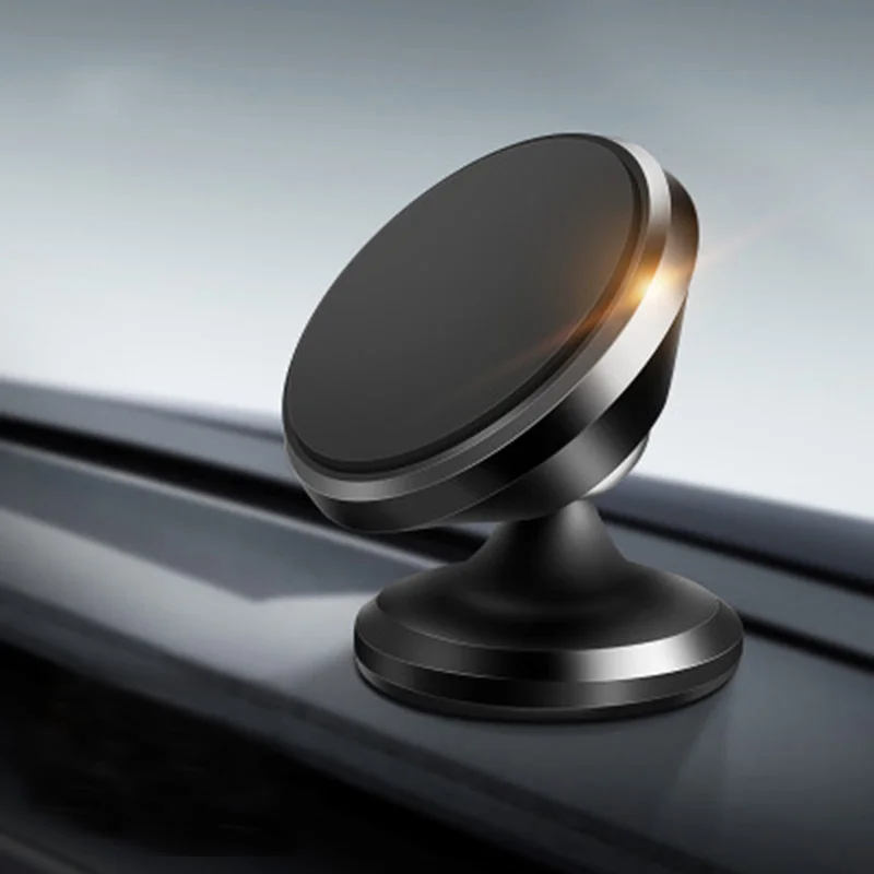 New-Universal-Magnetic-Holder-360-Degree-Rotation-Aluminium-Alloy-Car-GPS-Magnet-mount-Phone-Holder-For(3)
