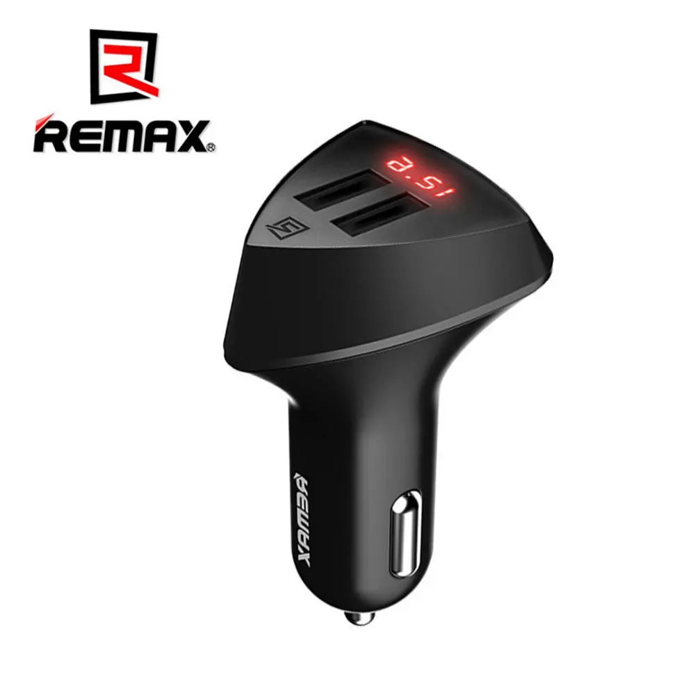 Автомобильное зарядное устройство с двумя USB портами 3 4 А 5 В со светодиодным