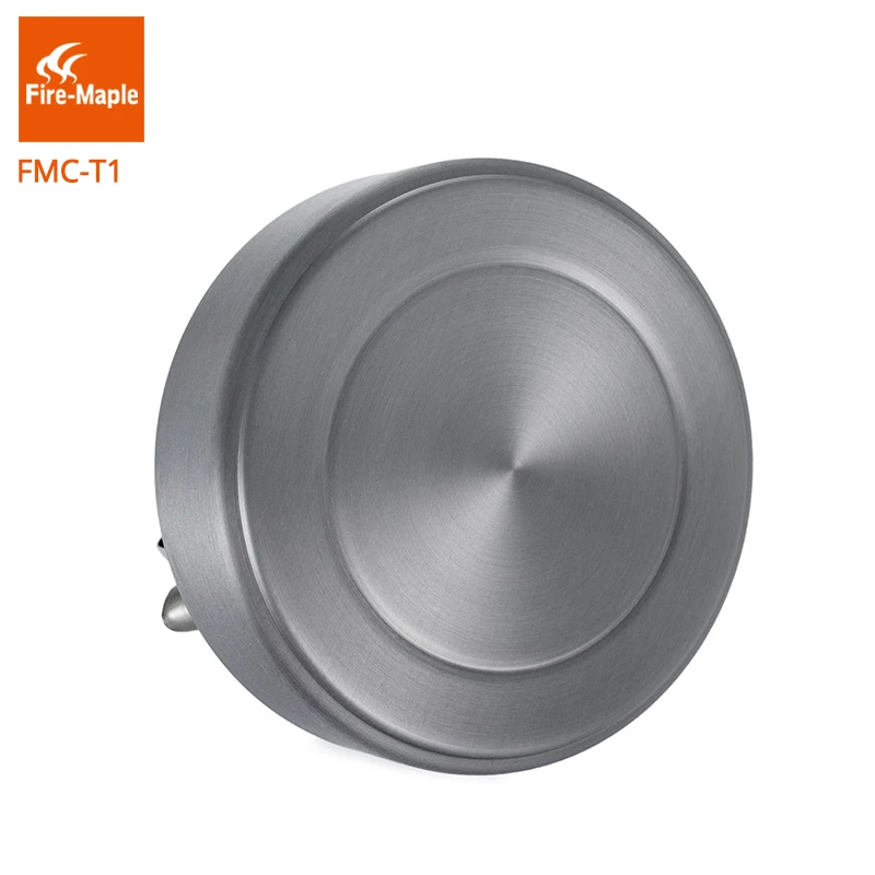 De arce de fuego al aire libre Camping café té Pot Camping senderismo ultraligero tetera de aleación de aluminio de 0.8L con calor prueba té FMC-T1