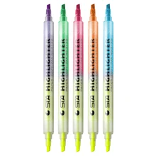 

STA 3130 6 Assorted Highlighters Art Markers Pen ,Narrow Chisel Tip Bright Neon Highlight Colors Office School Supplies