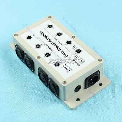 8 канальный выход DMX DMX512 светодиодный контроллер разделитель усилителя сигнала