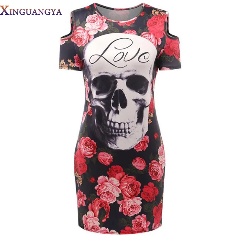 XINGUANGYA Summer Sexy Party Dresses Women Bandage Bodycon