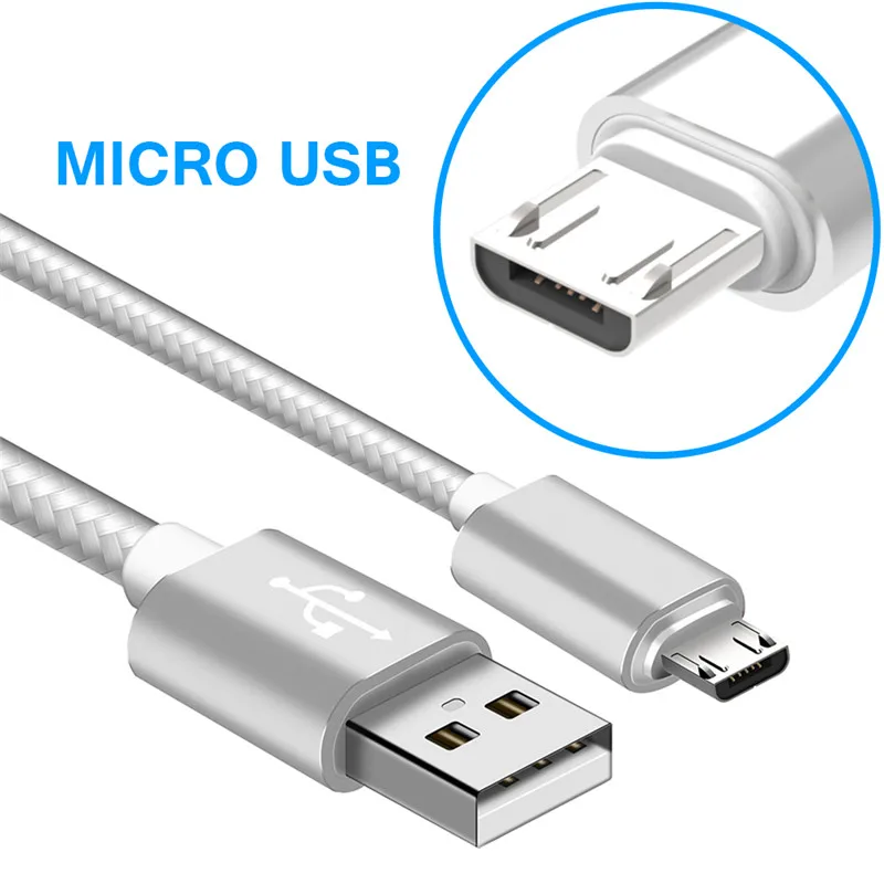 Micro USB кабель для Alcatel 1s Onyx 5V 3L 1C 1X Нейлоновый быстрой зарядки и передачи данных Lenovo