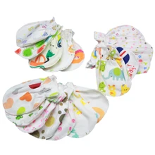 1 пара Модная одежда для детей, Детская мода против царапин перчатки для защиты Уход за кожей лица Хлопковые варежки-царапки для новорожденных, для маленьких девочек/перчатки для мальчиков