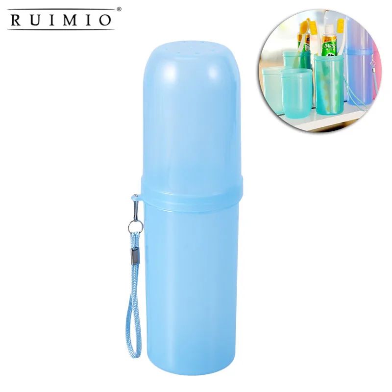 

Protable Plastic Toothbrush Case Holder Box Camping Outdoor Travel Storage Towel Cup Holder Tooth Mug Toothpaste Organizer Bath