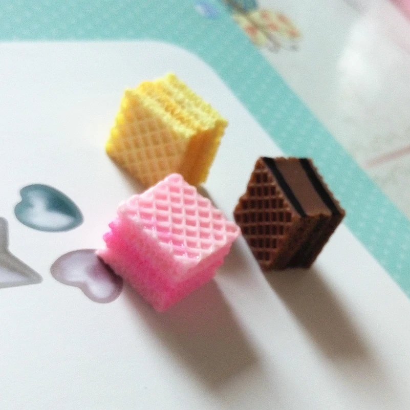 resin cabochon waffle