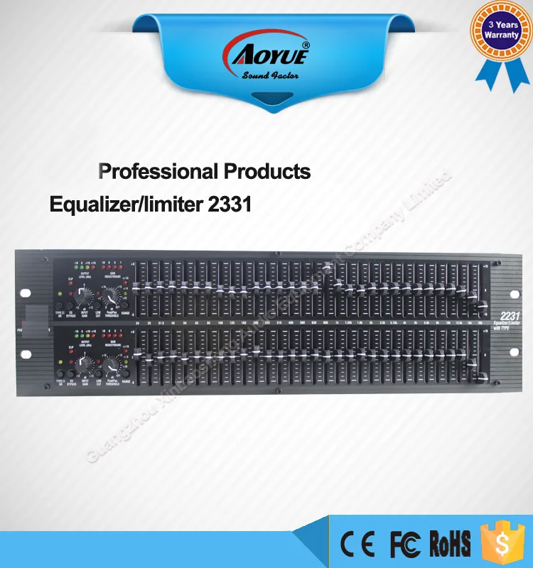 

processional audio equalizer