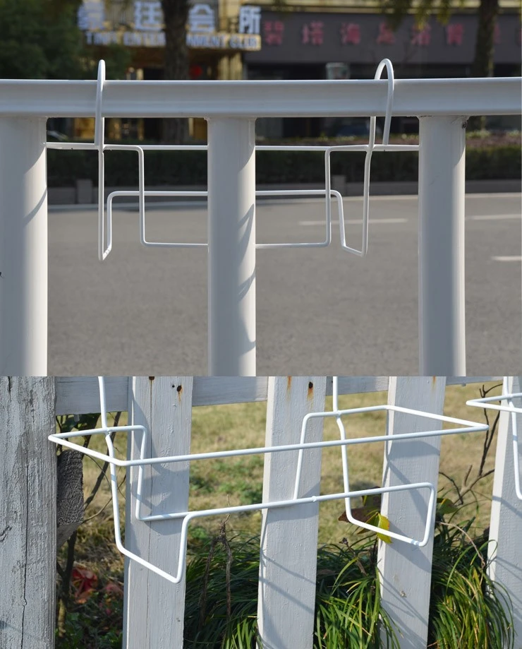 Persegi Panjang Besi Tempa Dinding Rak Untuk Pot Bunga Pagar Balkon Teras Minimalis|rack Towel|iron Wall Rackiron - AliExpress