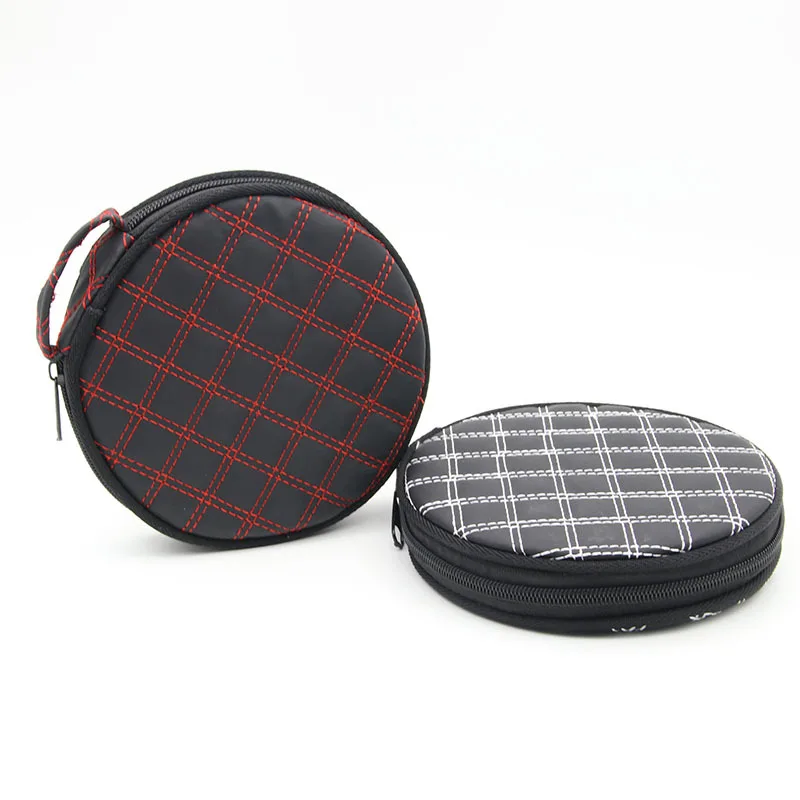 

PU Leather Waterproof 20 Disc Capacity Zipper Car CD Bag Album Holder Box VCD DVD Case Portable Stowing Tidying