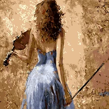 Красивая спинка по номерам Современная Стена Искусство Ручная роспись живопись маслом на холсте для украшение для дома, безрамочные картина 40*50 см