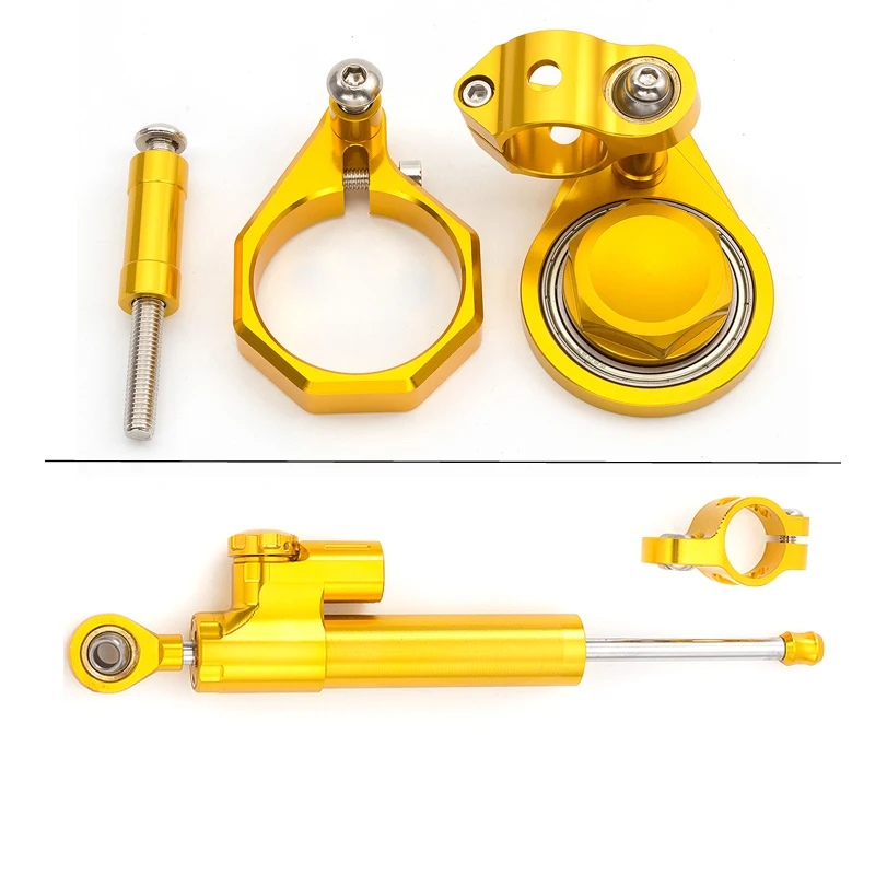 

For Suzuki GSXR600 GSXR750 GSXR 600 06-10 GSXR1000 07/08 CNC Motorcycles Stabilizer Damper Complete Steering Mount Kit Bracket