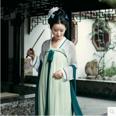 

2019 summer chinese traditional fairy costume ancient han dynasty princess clothing national hanfu outfit stage dress folk dance