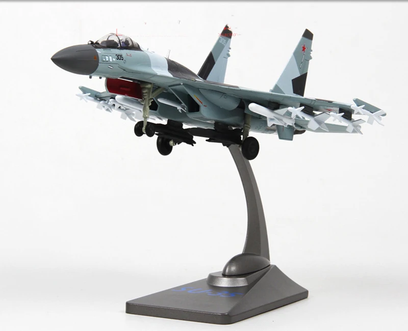 Для коллекции 35 см 1/72 Su35 самолет истребитель Su-35 России самолет сплав двигатель видимость ВВС модель вентиляторы детские игрушки подарок