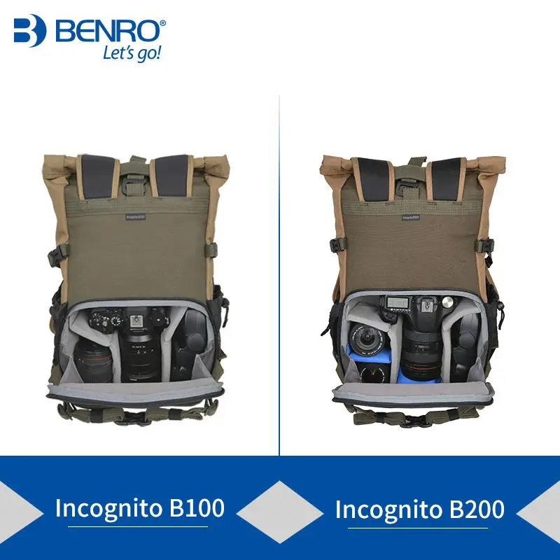 Новый Benro INCOGNITO B300 сумка DSLR рюкзак ноутбук видео фото сумки для камеры большой