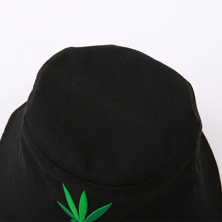 Мужская и женская шляпа с Кленовым листом в стиле хип-хоп, рыбацкая Панама, шляпы с вышивкой из хлопка, летняя повседневная Кепка с козырьком Swag Bob