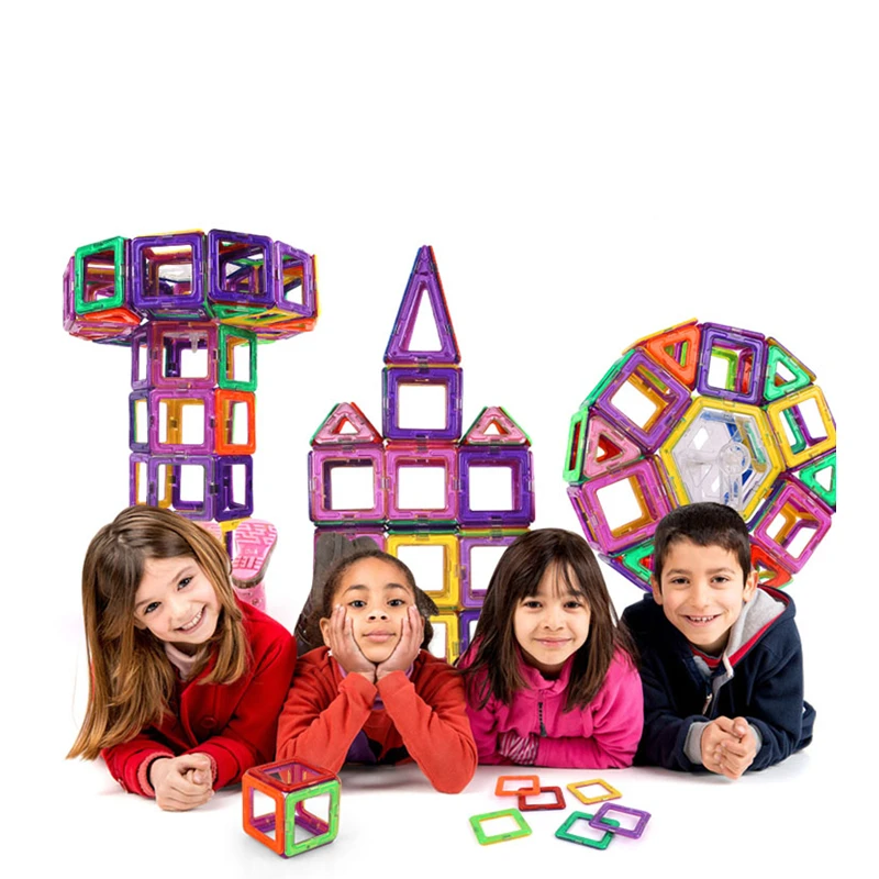 21-89pcs Big Size DIY Magnetic Blocks Magnetic Constructor Kids Magnet Designer For Children Gift Educational Toys For Boys Girl