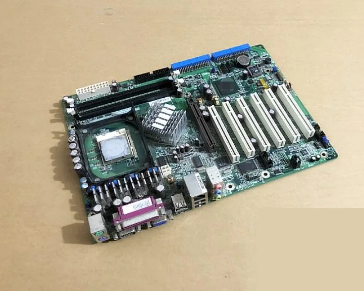 

100% OK Original Embedded IPC Mainboard G4S601-B 865G ATX Industrial Motherboard 6*PCI 2*COM 1*LAN with RAM PGA478 CPU