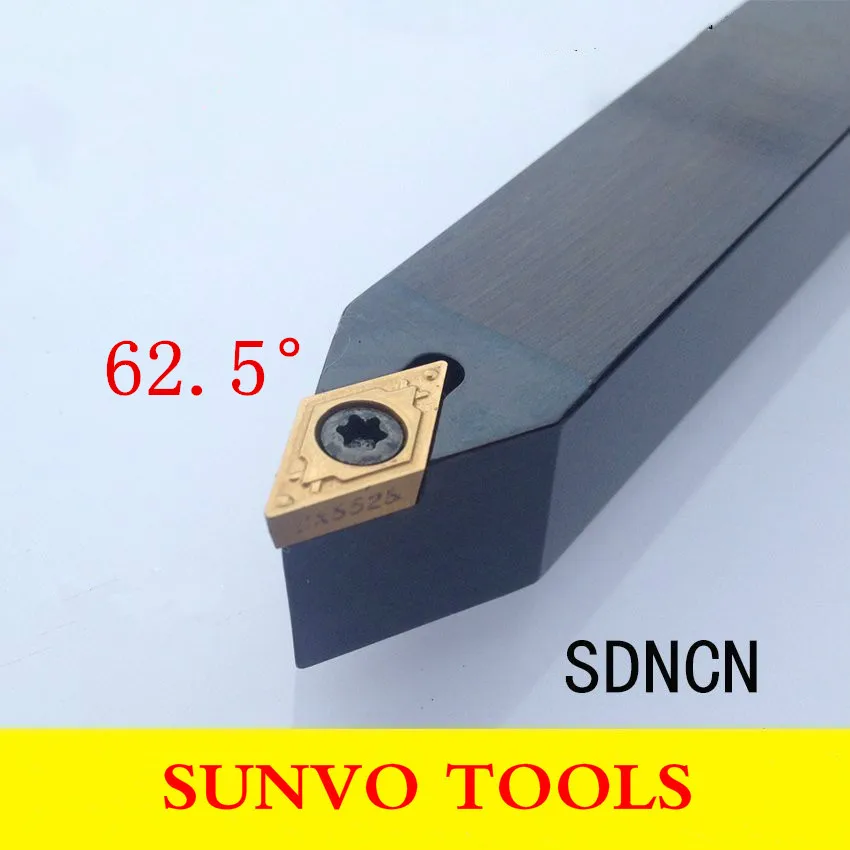 

SDNCN SDNCN1010H07/1212H07/1616H07/1212H11/1616H11 Externo Ferramenta Holder Carbide insert DCMT DCMT070204/11T304/070208/11T308