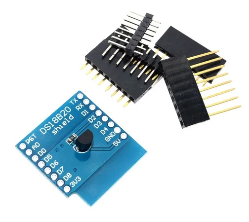 DS18B20 module For D1 MINI temperature measurement sensor d1 mini WAVGAT | Электроника