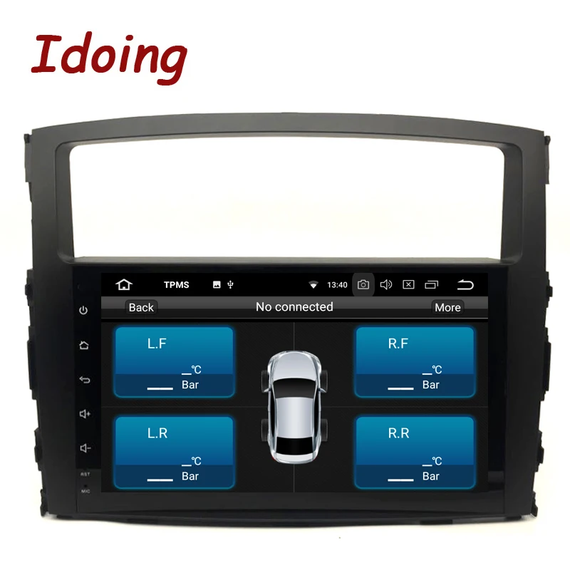 Excellent Idoing 9" Android 8.0 Car GPS Player for Mitsubishi Pajero V97 V93 2006-2011 with 8Core 4GB+32G Auto Radio Multimedia NAVI 3