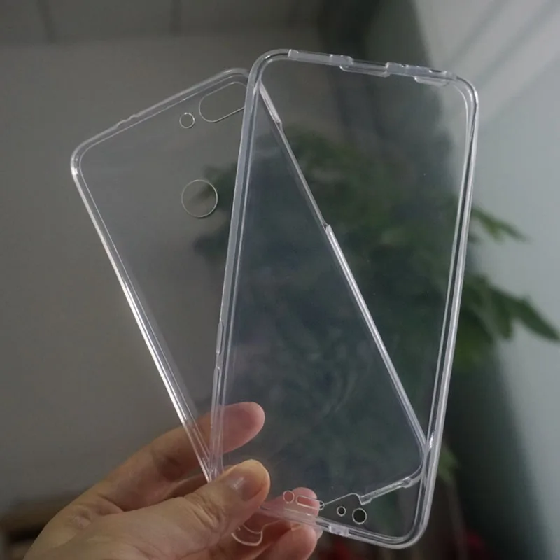 360 Full Body Case For Huawei P Smart Front and Back Protection Ultra Thin TPU Soft Silicone Gel Cover for Huawei P Smart Coque 4