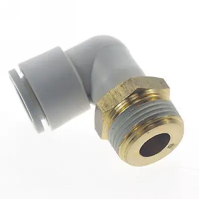 

LOT5 Push In Connector Elbow Union 16mm 3 4 thread Replace SMC KQ2L16 06S