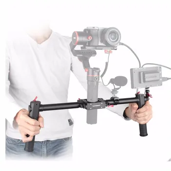 

DH-1 Dual Handle Gimbal Grip for Zhiyun Crane 2/Crane V2/Feiyu a1000/a2000,Handheld Handlebar for Gimbal Stabilizer