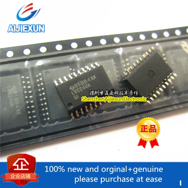 

20pcs 100% Original and New SN74LVC244ADWR silk-screen LVC244A SOP-20 OCTAL BUFFER/DRIVER WITH 3-STATE OUTPUTS in stock