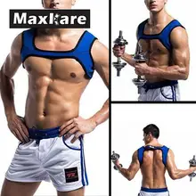 Maxkare Man неопреновый спортивный плечевой ремень сильная мышца грудь топ из ремешков