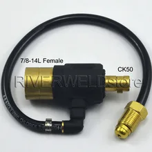 WP-18(SR-18) Запчасти для сварочной горелки для дуговой сварки кабельного соединения Замена с водяным охлаждением Быстрый разъем