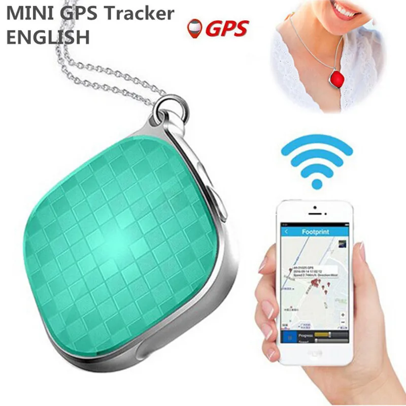 1 Portable MINI GPS Personal Trackers Safety SOS Alarm Global Locator Tracking  Google Maps GSM GPRS Tracker for Kids Elderly Pets