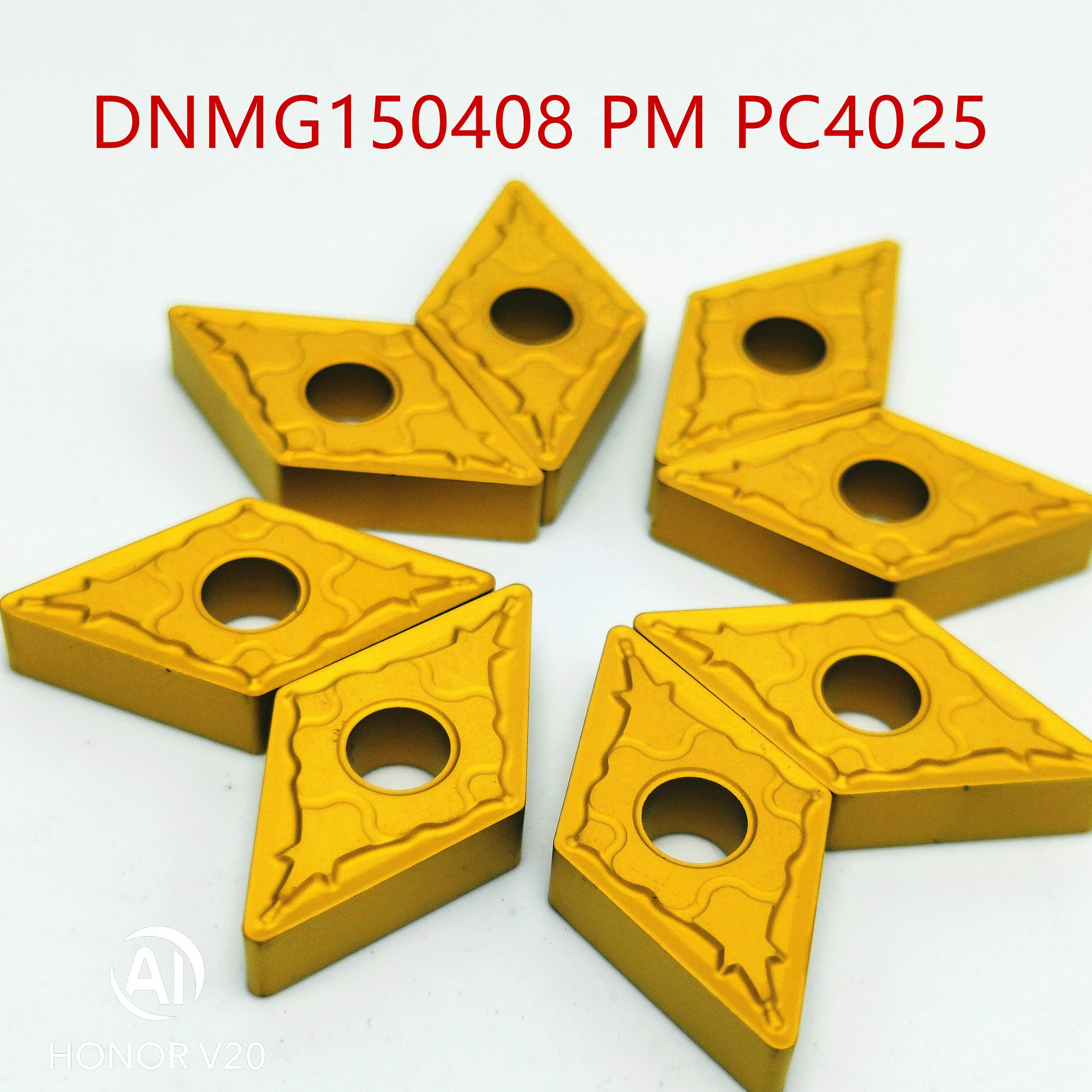 

10PCS DNMG150408 PM PC4025 External Turning Tools Carbide insert Lathe cutter Tool turning insert For processing steel parts