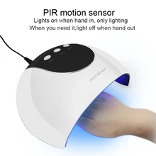 Новейший 24 Вт Сушилка для ногтей 8 светодиодный трехкратный умный датчик движения УФ-лампа для отверждения всех ногтей Гель-лак