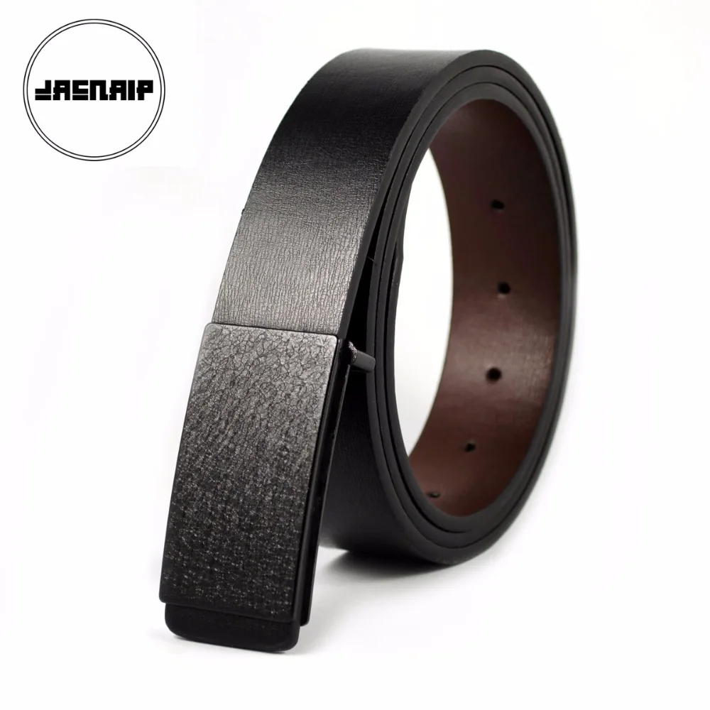 

100% cowhide genuine leather belt for men Strap male Smooth buckle vintage jeans cowboy Casual designer brand belt Free shipping