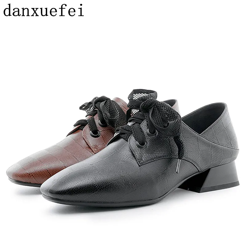 

Plus size 42 women's genuine leather lace-up flats mules brand designer female leisure espadrilles oxfords shoes for women hot