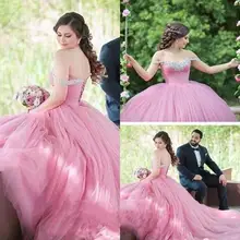 Арабское ппатье из корала флиса для обряда инициации девушек элегантное Пышное Бальное платье вечернее платье сладкое 15 платье винтажное платье для приема обрученное платье для женщин