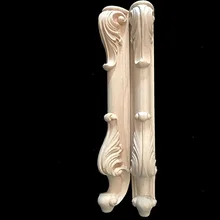 4 шт/лот твердые деревянные ножки для мебели европейские резные ножки шкафа ножки стола