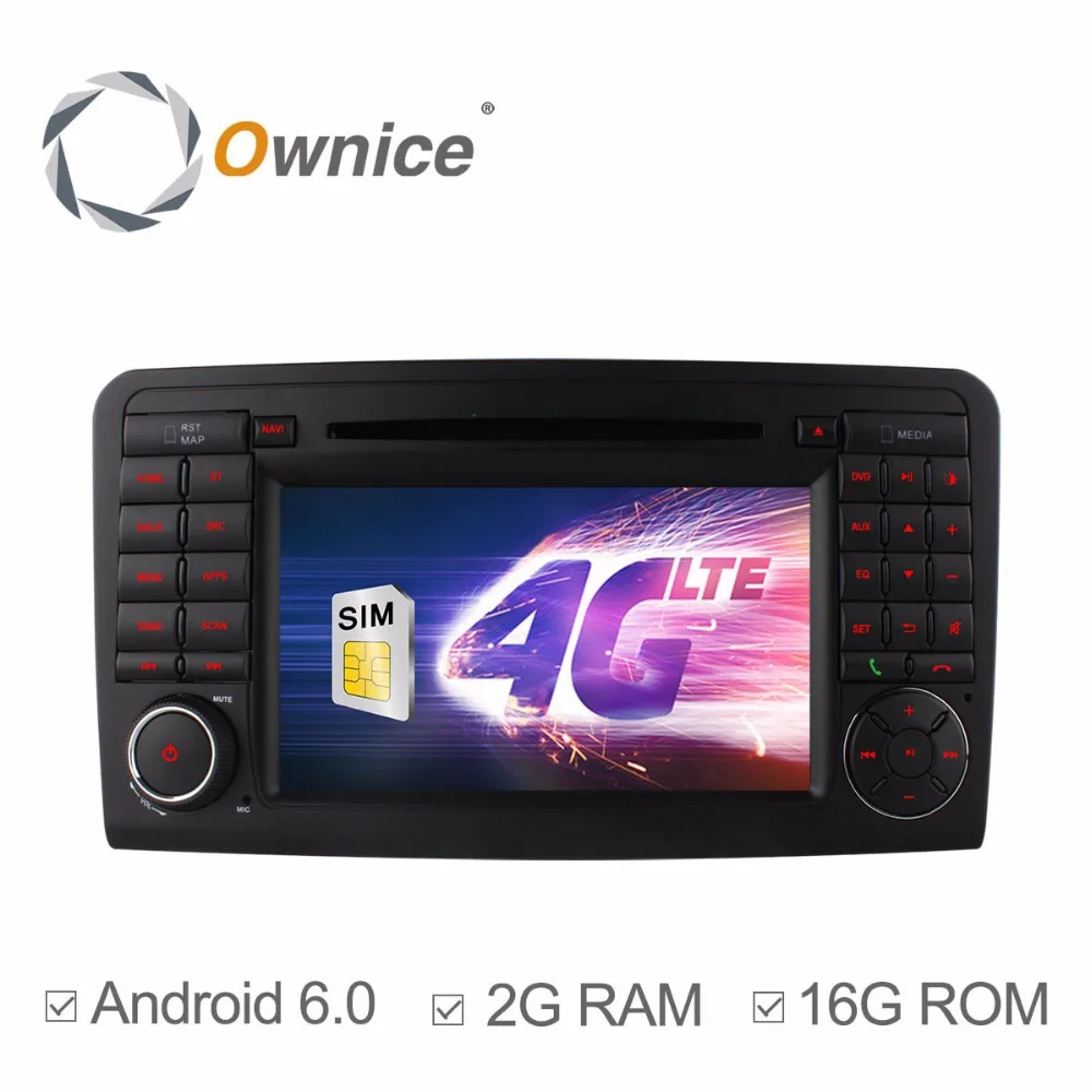 

1024 Quad Core 2GB RAM Android 6.0 Car DVD Player For Mercedes Benz ML CLASS W164 ML450 ML500 ML63 GPS Navi 4G SIM LTE WIFI