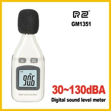 RZ GM1351 30-130dB Digital sound level meter Meters noise tester in decibels LCD screen New